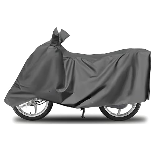 Image of Sulfar Universal Bike Cover UV Protection & Dustproof Bike Body Cover for Two Wheeler Bike Scooter Scooty Activa (Grey)