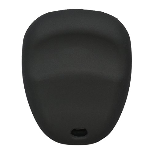 Coolbestda 2Pcs Rubber 3buttons Key Fob Protector Remote Skin Cover Case Keyless Entry Jacket for LHJO11 Chevrolet Chevy Sivlerado 1500 2500 Equinox Tahoe Suburban GMC Sierra Yukon Cadillac Escalade