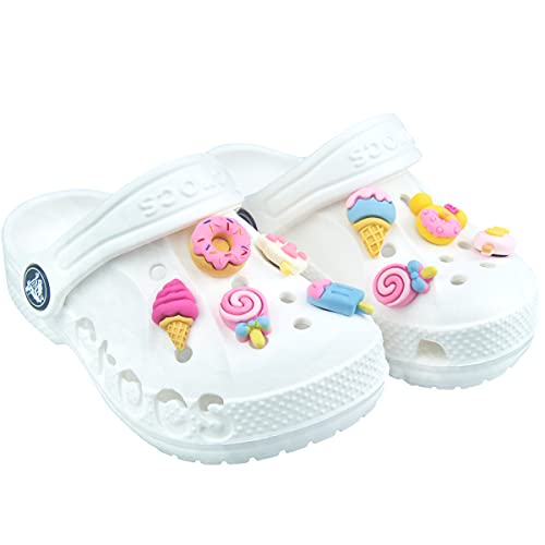 16 Pieces Cute Decor Shoe Charms for Crocs, Clog Shoe Accessories Charms for Girls Women, Cute Charms for Girls Wristband Bracelet