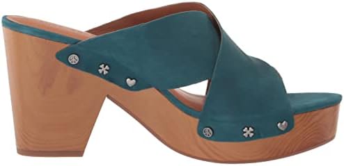 Lucky Brand Women's Takara High Heel Sandal Heeled, Blue Coral, 10 | Image 5