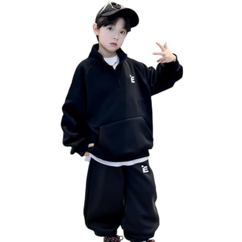 [OUBINEWER] �q���� �W���[�W �W���j�A �j�̎q �g���[�i�[ �X�E�F�b�g �㉺ 2 �_�Z�b�g ���� �g�b�v�X �p���c ������ �X�|�[�c ���� ������� �؍��� �H �~ �t �{�[�C�Y ������ �J�W���A�� ���i�� 120-170cm (JP, �g��,