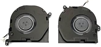 New CPU+GPU Cooling Fan Replacement for DELL XPS 15 9500,Dell Precision 5550 0DJH35 009RK6 Pair Fans DJH35 09RK6