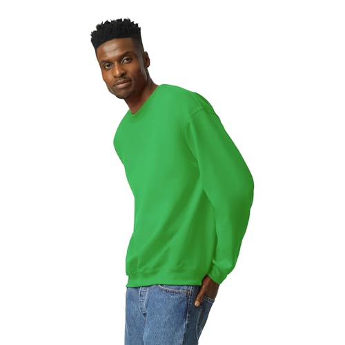 Image of Gildan Men's Cotton Spandex Polyester Blend Crew Neck Sweatshirt