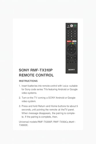 Image of TK ELECTRANICS Compatible for Sony TV Voice Remote for RMF-TX310P RMF-TX310C RMF-TX310T KD-43X7500F KDL-43W800F KD-43X8000G KD-49X8000G(Please Match The Image with Your Old Remote)(TKE-27A)