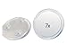Rucci Suction Cup Mirror, Clear Acrylic, 7X, 9.5 Inch Diameter