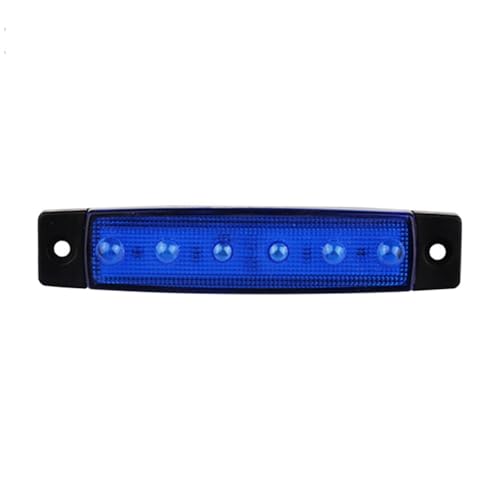 Feu arrière de voiture 6 SMD LED feux externes 24V bleu indicateur de position