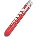 AAProTools Pen Light Nurse Penlight Medical Reusable White Led Pen Light with Pupil Gauge Measurements for Doctor Stethoscope Healthcare Nursing School Students(Red)
