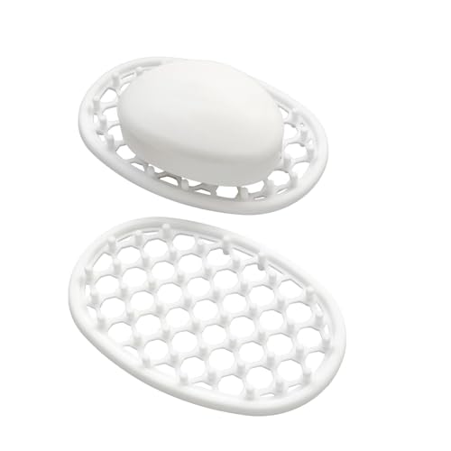 Aenfaiy 2 Pack Silicone Soap Dish