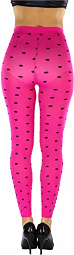 Image of ToBeInStyle Women's Opaque Ankle Long Nylon Footless Fun Tights Pantyhose