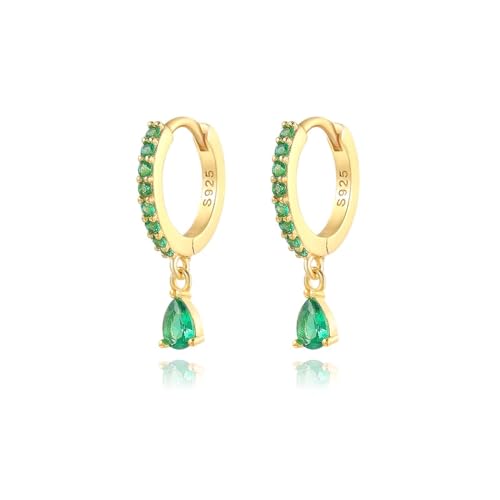Boucles d'oreilles Stud Women Waqih Hoop en finition mariage luxe