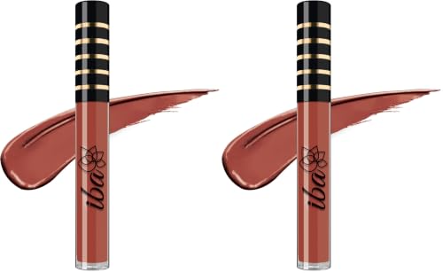 Image of Iba Maxx Matte Liquid Lipstick- Hot Chocolate | Infused with Vitamin E & Almond Oil | Transfer Proof & Long Lasting | Waterproof & Smudge Proof | Velvet Matte Finish & Highly Pigmented | Lightweight & Comfortable | Non-Sticky and Non-Drying | Lip Makeup | 2.6ml