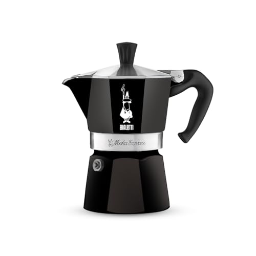 Bialetti - Moka Color: icónica cafetera espresso para estufa, hace café italiano...