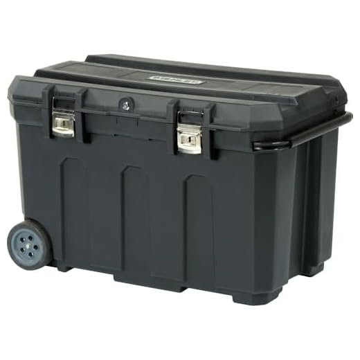 Stanley 037025H Coffre à outils mobile Noir 22,7 l