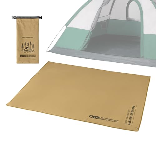 Colchón de Camping – Alfombra de Suelo Impermeable compacta, colchón de Suelo de Camping para Tienda de campaña para Hamaca, Senderismo, Eventos Deportivos, Festivales de Picnic, jardinería