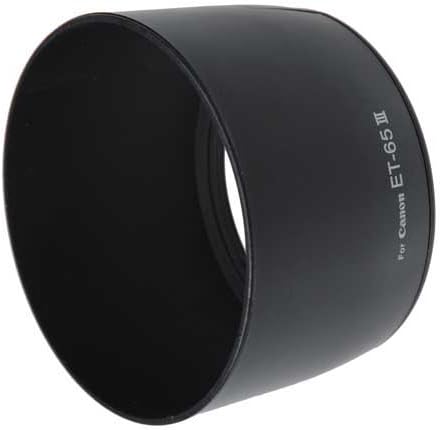 Fotodiox Lens Hood Replacement for ET-65III Compatible with Canon EF 85mm f/1.8 and Other Canon Telephoto Lenses