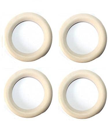 Web Mall Rubber Sponge Filled Tennikoit Ring (Random Colour, Pack of 4)