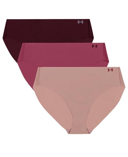 Image of Under Armour Women's 3-pack Pure Stretch No Show Bikini Underwear, All-day Comfort Fit & Ultra-soft