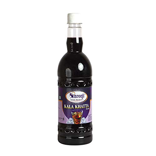 Image of SHREEJI Kala Khatta Syrup Mix with Water for Making Juice Pet Bottle,Liquid, 750