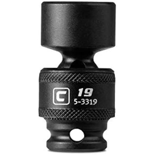 Capri Tools 19 mm Universal Impact Socket, 3/8-Inch Drive, 6-Point, Metric