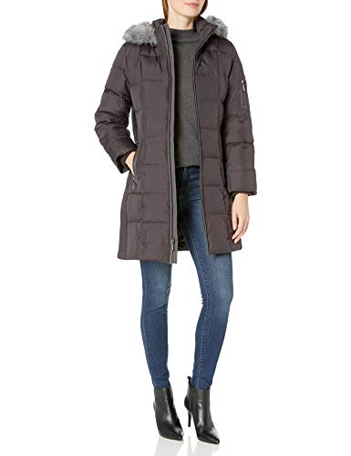Fleet Street Ltd. Women's Classic Down Jacket, Black Plum, M