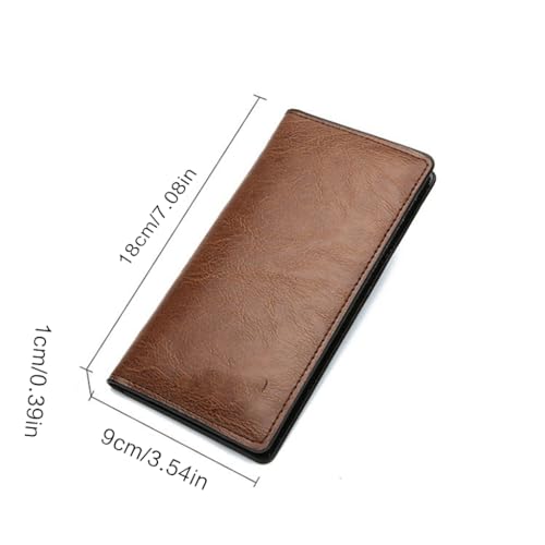 Durable PU Wallet Versatile Long Wallet for Men Securely Stores Cards & Cash3
