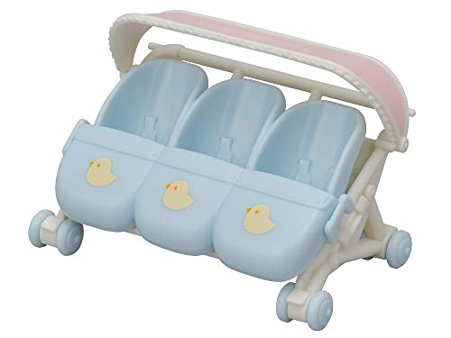 Sylvanian Families 5533 Triplets Stroller - Dollhouse Playsets by Sylvanian Families - Used condition - US$18.37