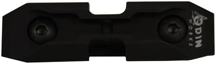 MLOK Low Profile Bipod Adapter, Black