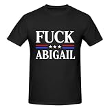 AINVLENAN Fuck Abigail Spanberger T-Shirt Large Black