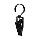 LegendTech 20 Stück Handtuch Clips Handtücher Geschirrtücher Aufhängen Handtuchclips Clips Klammer Haken Wäscheklammer Wäsche Klammer Klammerhaken Hosenbügel Stiefelklammer Sockenklammer, Schwarz