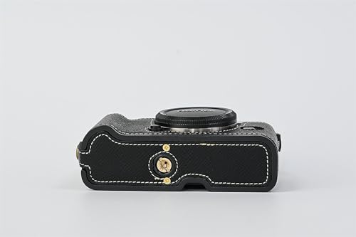 Funda mitad de piel para cámara Fujifilm X-T30 negra miniatura 3