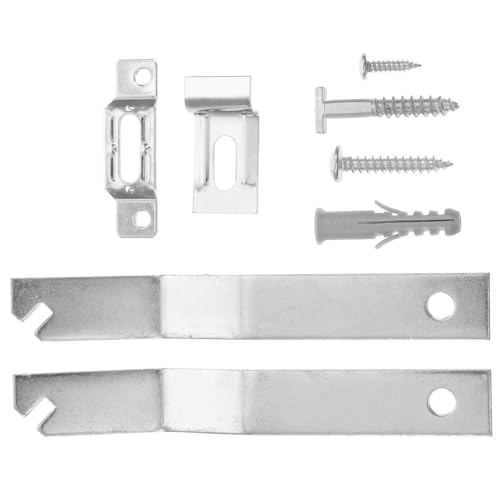 Image of TEHAUX 4sets Museum-Grade Picture Hanging Kit Security Hooks for Hotels and Art Galleries Wall-Mounted Hardware for Theft Prevention and Damage Elimination
