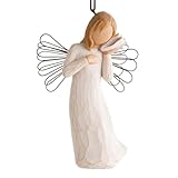 Willow Tree 26157 Figurina Pensando a Te, Resina, Design di Susan Lordi, 11 cm