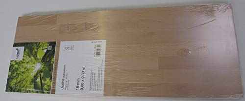 Preisvergleich Produktbild Buche Leimholzbrett 18 mm, 0,80 x 0,20 m Neu
