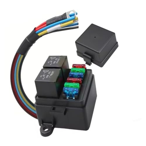 Boîte de relais étanche 12V 24V IP65 avec fusible 4 voies et 5 broches pour camion
