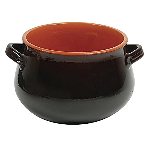 Excelsa Casserole en terre cuite marron 1 poignée 21 cm Excelsa Casserole en terre cuite marron 1 poignée 21 cm
