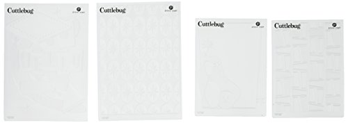 Cuttlebug Provo Craft Cricut Companion Embossing Folder Bundle, Nifty Fifties