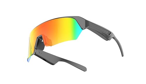 Bluetooth Sunglasses,Sport Smart Glasses,Built-in Mic & Open Ear Music Speakers,UV Protection Running Cycling Glasses (Gradient)