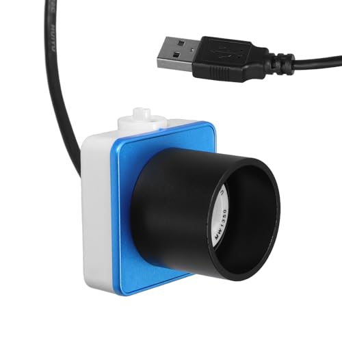 LOORGVEL Telescope Camera 1.25 Inch Electronic Eyepiece 800,000 Resolution HD Astronomy Camera USB for Astrophotography and Computer Display, Portable Telescope Accessory for Stargazing