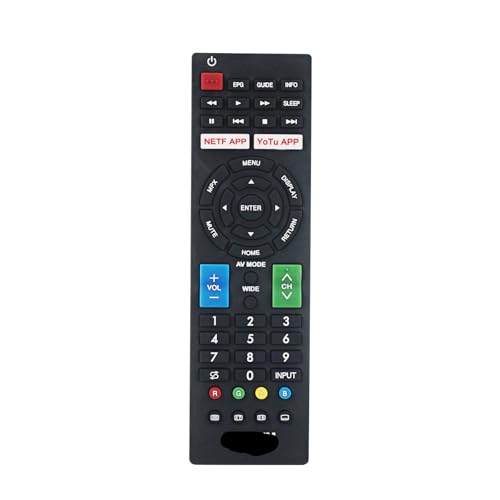 Télécommande TV GA877SB avec technologie infrarouge précise et boutons confortables