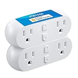 Meross Smart Wi-Fi Dual Plug, 15A Smart 2-in-1 Outlet, Support Apple HomeKit, Siri, Alexa, Echo,...