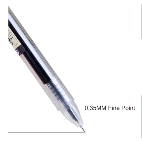 Bemlp EXTRA-FINE GEL INK PEN BALLPOINT PENS Gel Ink Pen Japanese Style Liquid Ink Rollerball Pens Quick Drying 0.35Mm Ultra Fine Point Ballpoint Maker Pen Premium thumb #8