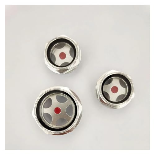 1pc M36x2 Male Thread Aluminum Alloy Hex Head Oil Sight Glass Window For Air Compressor