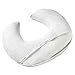 QUENESS Nursing Pillow, Plus Size Breastfeeding Pillow Original Support for Baby Boys Girls Breastfeeding Essentials, with Removable Soft Cotton Cover (Light Grey, Large (25.59*20.08*6.30 Inches))