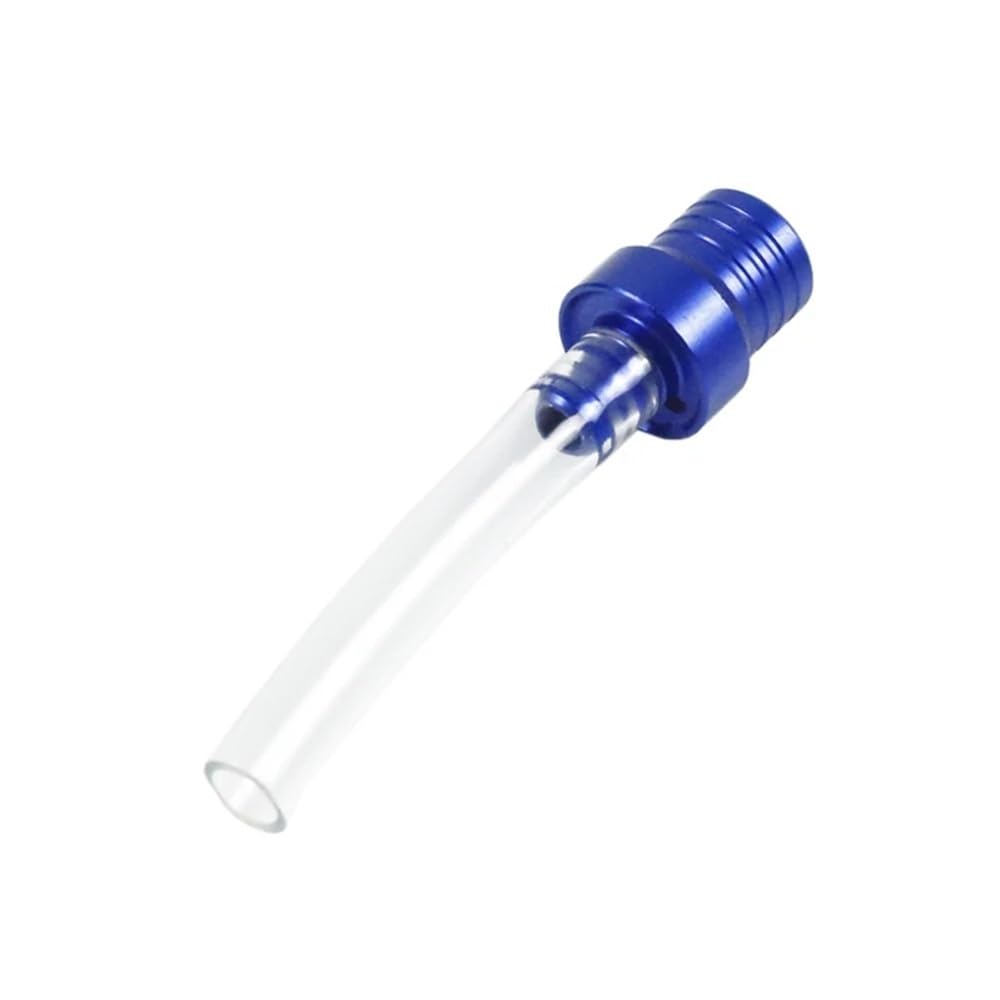 Shsubf Blue Gas Tank Cap Motorcycle Accessories Gas Fuel Cap Valves Vent Breather Hoses Tubes For Atv Quad Dirt Pit Bike Fuel Tank Breather Pipe