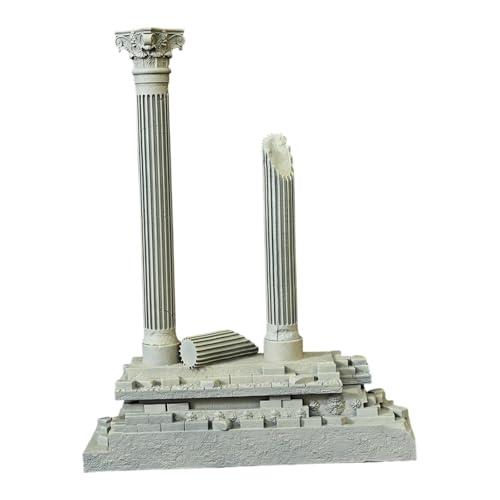 Image of ATORSE Roman Column Decoration Resin Small Aquarium Decoration Roman Ruins Ornament Set B Pet Supplies | Fish & Aquariums | Decorations