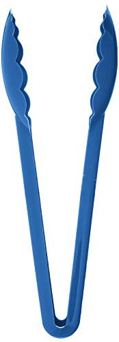 Mercer Culinary Hell's Tools Hi-Heat Utility Tongs, 9.5 Inch, Blue