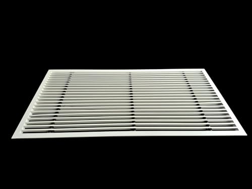 Image of Premium Central air Conditioning Grille- Linear Bar Grilles - Aluminium Powder Coated Grill, Ventilation Grill, Home Grill, ac Jali, Grill for Wall, Sidewall and Ceiling (24 inch * 12 inch)