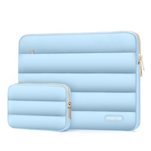 MOSISO 13.3 inch Laptop Case, 13-13.3 inch Puffy Laptop Sleeve Compatible with MacBook Air 13.6 M5 M4 M3 M2 M1/Neo/Pro 13/14