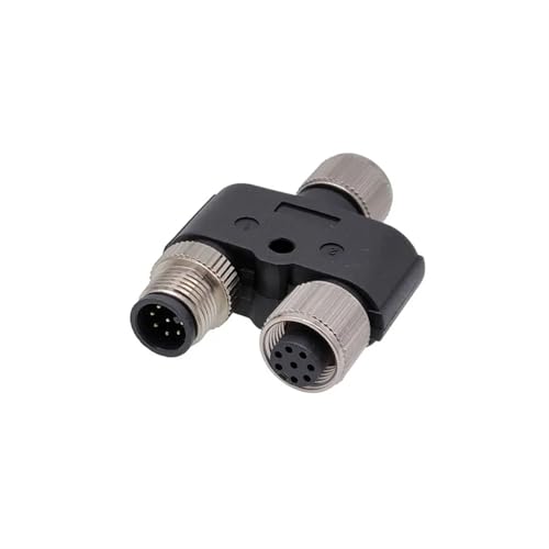 Conector M12 en Y de 4 pines para instalar sistemas de iluminación automatizada en talleres 5
