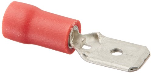 Cosse électrique vinyle isolée male déconnecter 22-18 fils